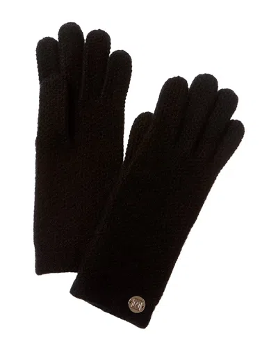 BRUNO MAGLI HONEYCOMB STITCH CASHMERE GLOVES