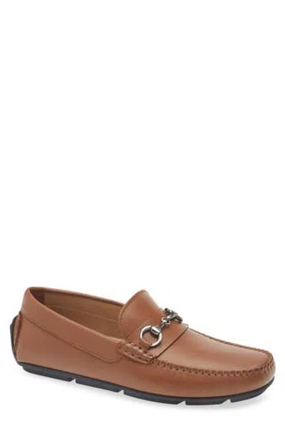 Bruno Magli Lane Bit Driving Loafer In Brown