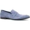 Bruno Magli Lastra Loafer In Light Blue Suede