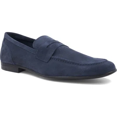 Bruno Magli Lastra Loafer In Navy Suede