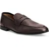 Bruno Magli Lastra Penny Loafer In Brown Tumbled