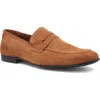 Bruno Magli Lastra Unlined Loafer In Cognac Suede