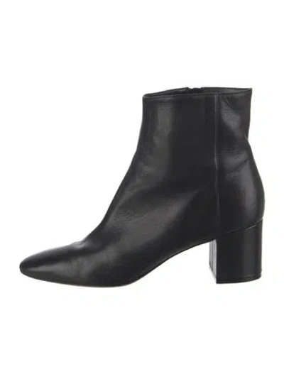 Pre-owned Bruno Magli Leather Boots In Black