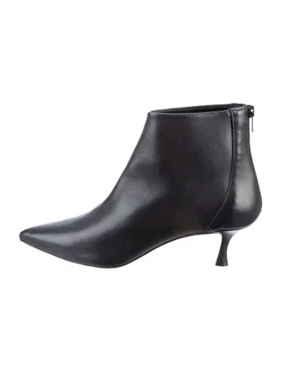 Pre-owned Bruno Magli Leather Boots W/ Tags In Black