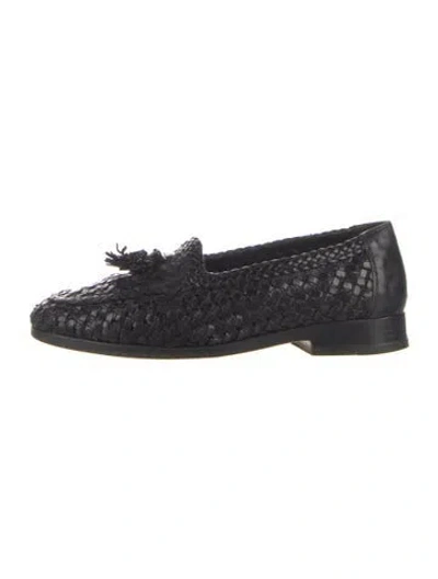 Pre-owned Bruno Magli Leather Dress Loafers In Blue