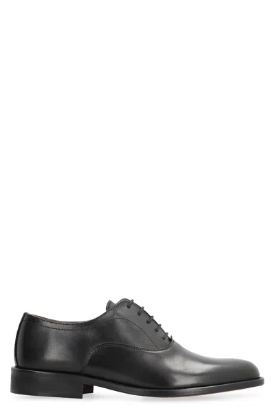 Bruno Magli Leather Lace-up Shoes In Black