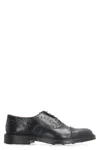 Bruno Magli Leather Lace-up Shoes In Blue