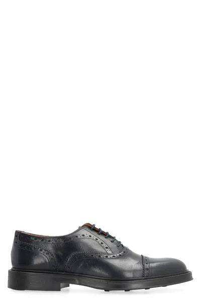 Bruno Magli Leather Lace-up Shoes In Black