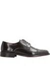 Bruno Magli Leather Lace-up Shoes In Brown