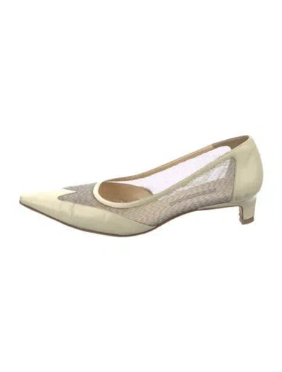 Pre-owned Bruno Magli Leather Patterned Pumps In Multicolor