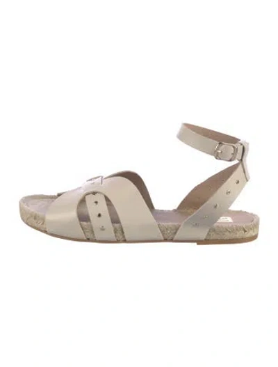 Pre-owned Bruno Magli Leather Sandals In Neutrals
