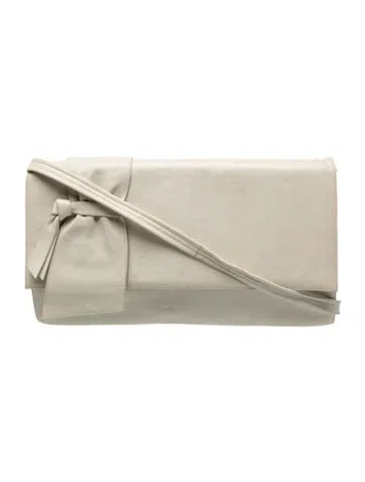 Pre-owned Bruno Magli Leather Shoulder Bag In Neutrals