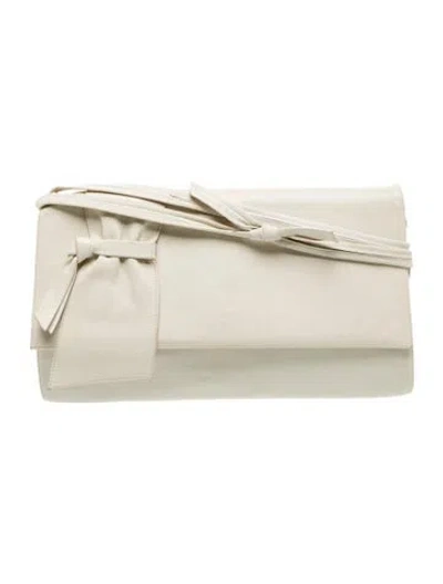 Pre-owned Bruno Magli Leather Top Handle Bag In Neutral