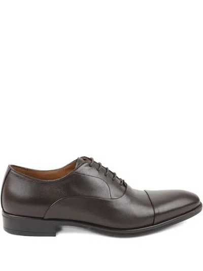 BRUNO MAGLI LOCASCIO LEATHER LACE-UP SHOES