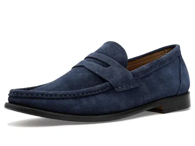 Bruno Magli Lombardo Men's Dress Flat Shoes Navy Suede: Eu 45 (us Men's 12) D - Medium In Blue