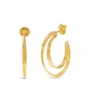 Bruno Magli Lucia Gold Hoop Earrings In Gold