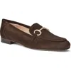 Bruno Magli Women's Luna Suede Bit Loafers In Brown Suede