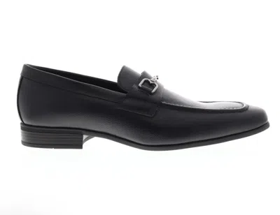 Pre-owned Bruno Magli Mamante Black Calf Men's Leather Loafer Mamante1 Size 11 Retail $395