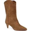 Bruno Magli Mandriana Kitten Heel Bootie In Brown
