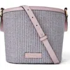 Bruno Magli Martina Drawstring Bucket Bag In Mauve
