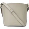 Bruno Magli Martina Drawstring Bucket Bag In Taupe