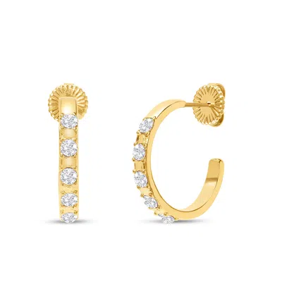 Bruno Magli Martina Gold Hoop Earrings