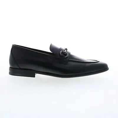 Pre-owned Bruno Magli Mauro Bm3maua0 Mens Black Loafers & Slip Ons Casual Shoes