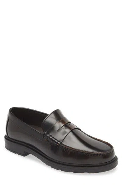 Bruno Magli Mello Penny Loafer In Brown