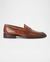 BRUNO MAGLI MEN'S ARDEN LEATHER PENNY LOAFERS