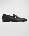 Bruno Magli Men's Arlo Leather Strap Slip-on Loafers In Brown Tumbled