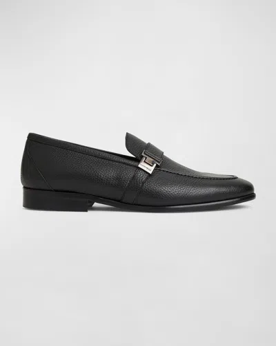 Bruno Magli Men's Arlo Leather Strap Slip-on Loafers In Brown