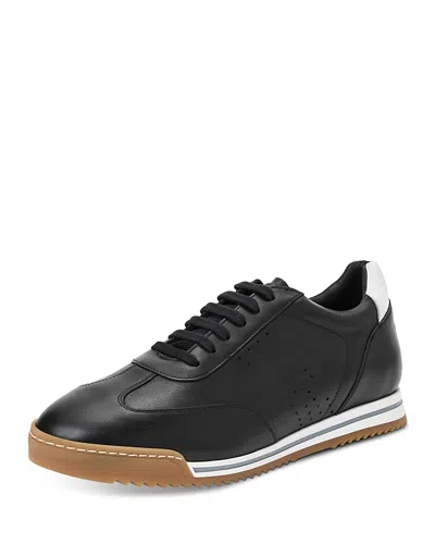 Bruno Magli Men's Brozzi Leather Low Top Sneakers In Black