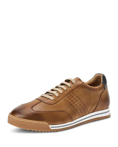 Bruno Magli Men's Brozzi Suede Low Top Sneakers In Brown