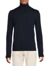 Bruno Magli Men's Classic Fit Merino Wool Turtleneck Sweater In Navy