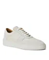 Bruno Magli Men's Darian Suede & Canvas Low-top Sneakers In Off White Canvas