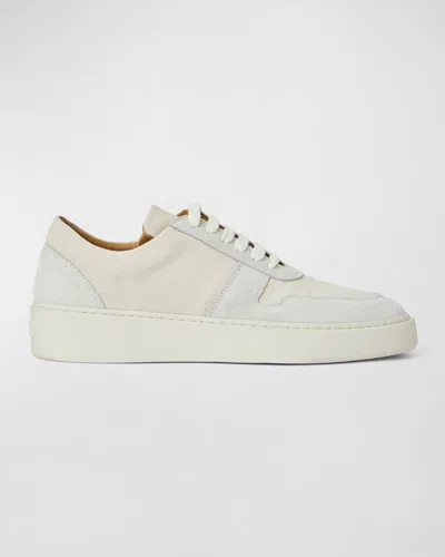 Bruno Magli Men's Darian Low-top Cupsole Sneakers In Off White