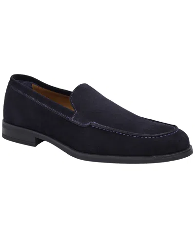 Bruno Magli Men's Fiore Premium Suede Round Toe Loafers In Blue