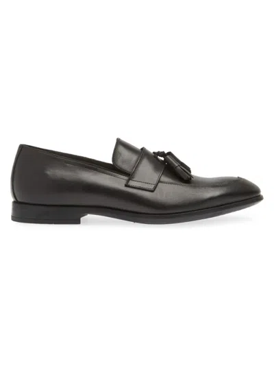 Bruno Magli Men's Glen Leather Tassel Loafer In Black