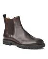 Bruno Magli Hayden Chelsea Boot In Brown Tumbled