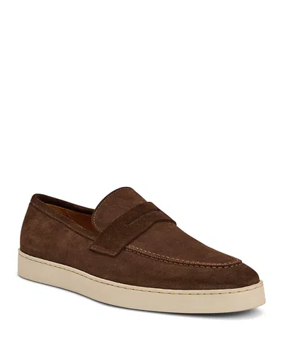 Bruno Magli Men's Hybrid Penny Loafers In Brown