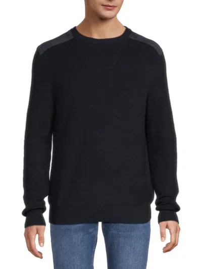 Bruno Magli Men's Merino Wool Sweatshirt In Navy