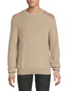 Bruno Magli Men's Merino Wool Sweatshirt In Oat