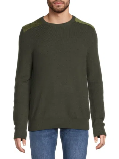 Bruno Magli Men's Merino Wool Sweatshirt In Olive