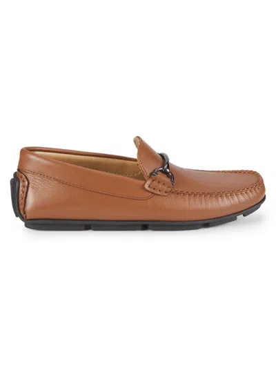 Bruno Magli Men's Parker Leather Loafers In Brown