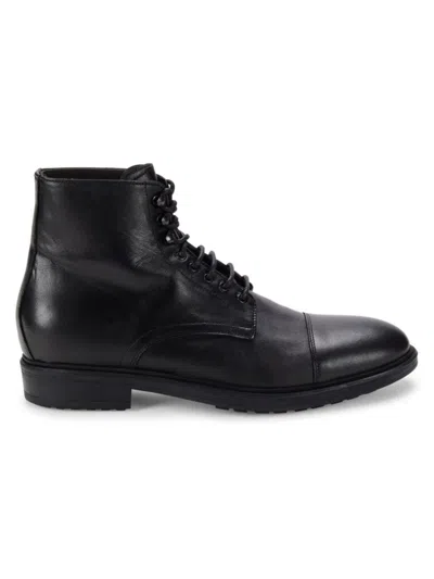 Bruno Magli Men's Rufino Leather Ankle Boots In Black
