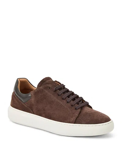 Bruno Magli Men's Salvatore Leather Sneakers In Brown