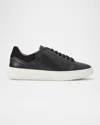 Bruno Magli Salvatore Sneaker In Black Tumbled