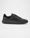 Bruno Magli Salvatore Sneaker In Black Tumbled/black