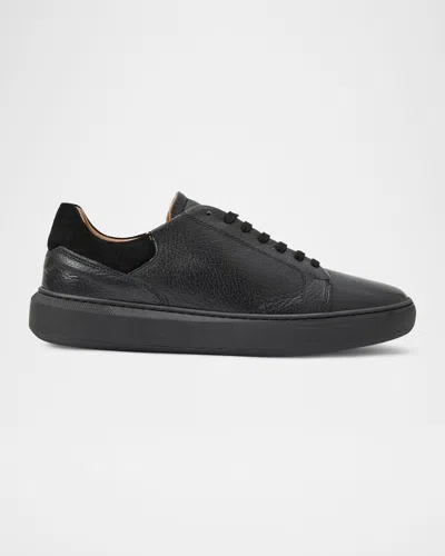 Bruno Magli Salvatore Sneaker In Black Tumbled/black