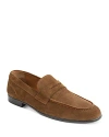 Bruno Magli Men's Silas Slip On Penny Loafers In Cognac Suede